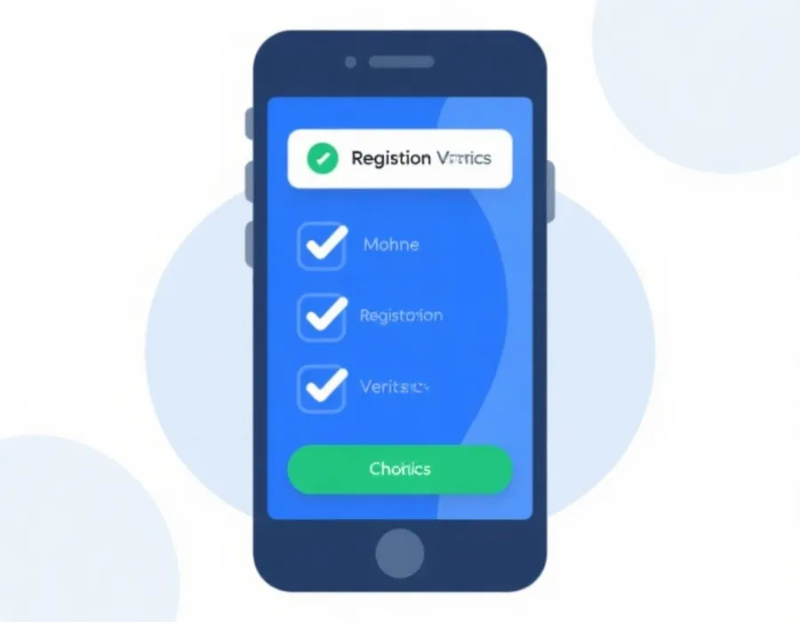 官方注册与验证流程示意图