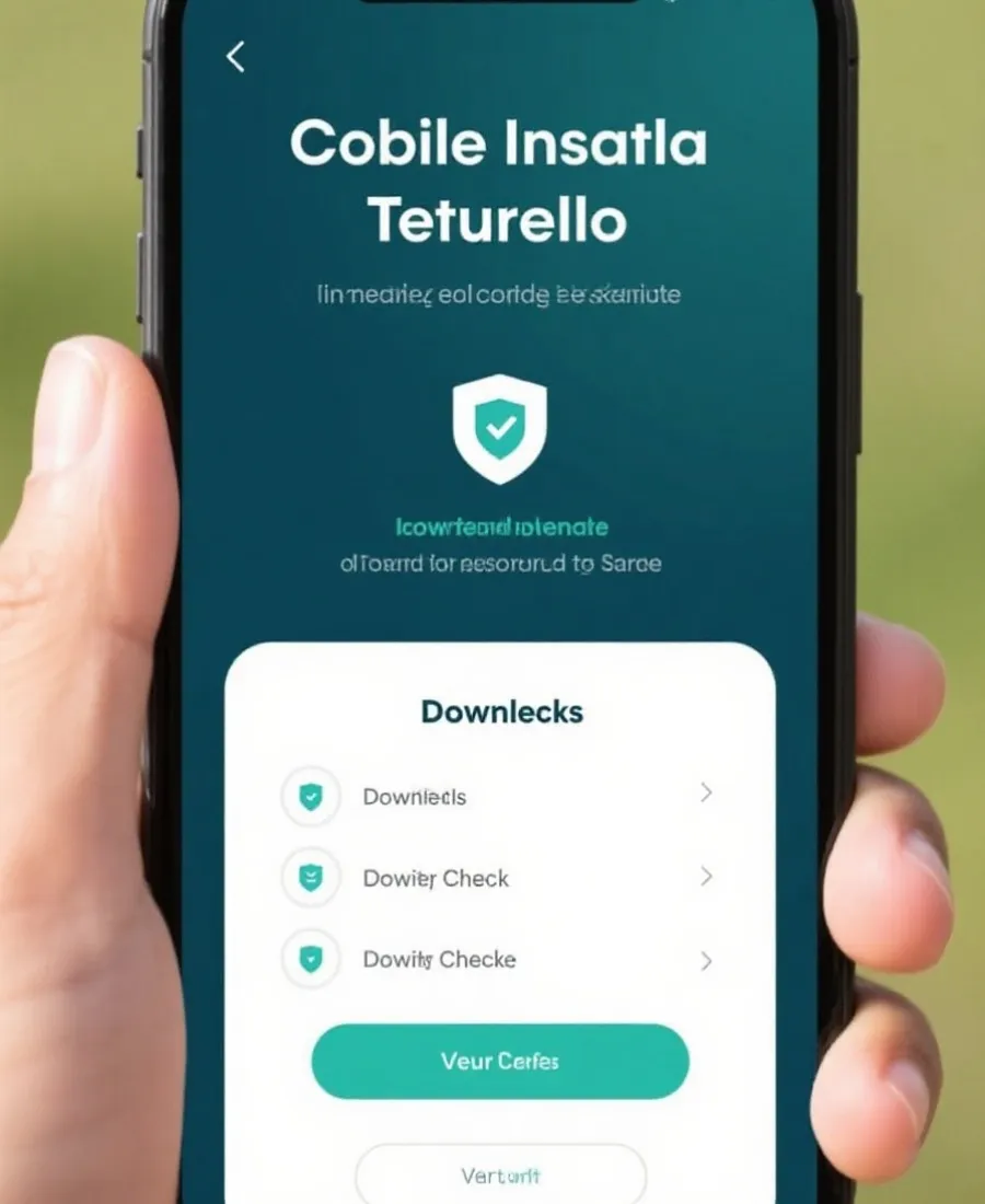 手机端安装流程示意图